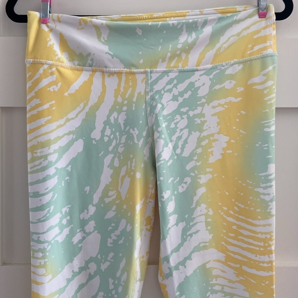 - Fabletics pants. NWOT green and yellow​​​​ - Picture 2 of 8
